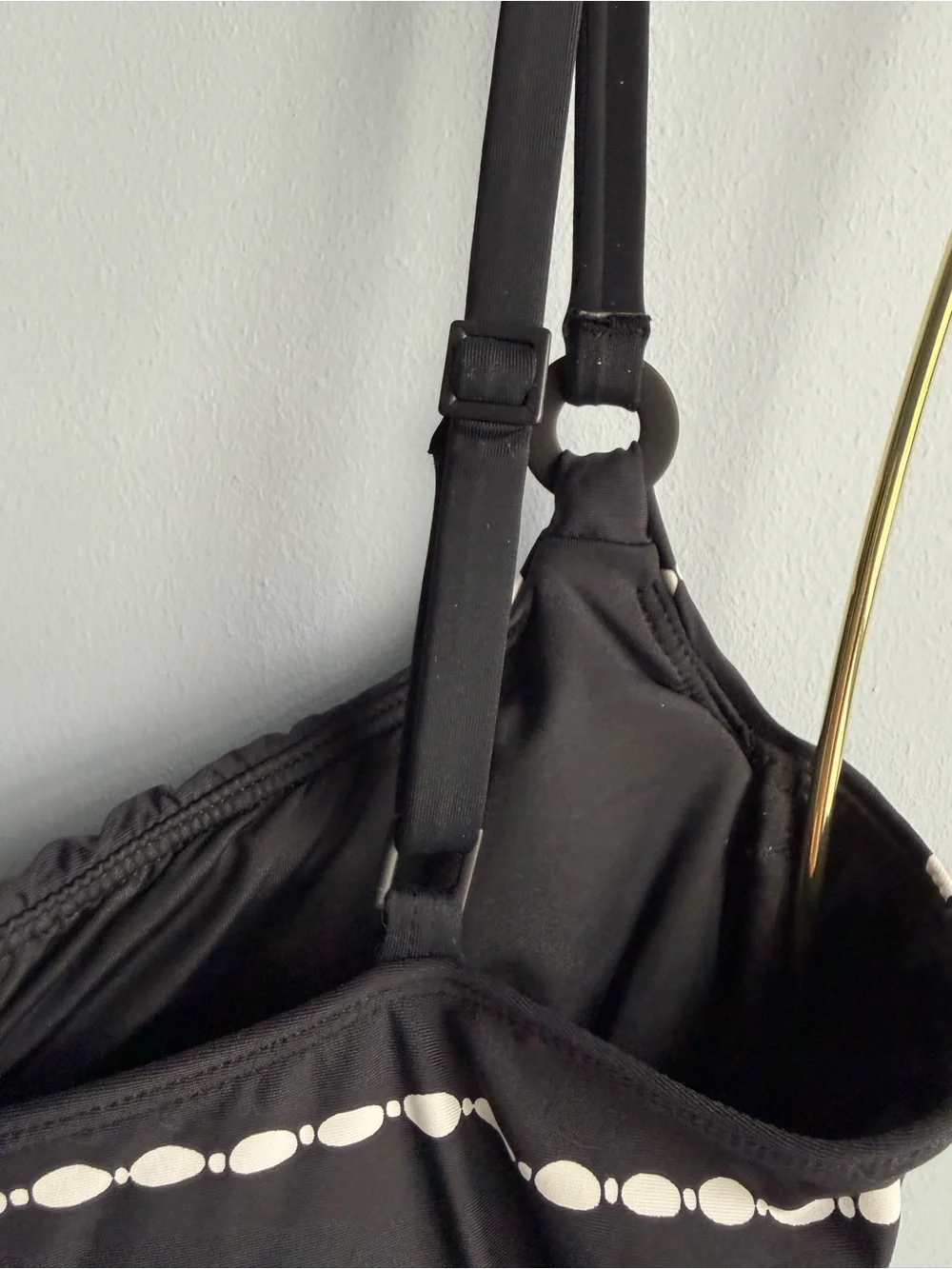 La Blanca Women’s Black & White City Lights Tankini Swim Top Size 6